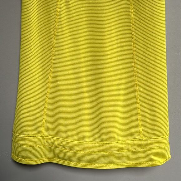 Lululemon Run Ta Ta Topper Tank Top Twin Stripe Sizzle (yellow) White XS Size 4 - Picture 5 of 16